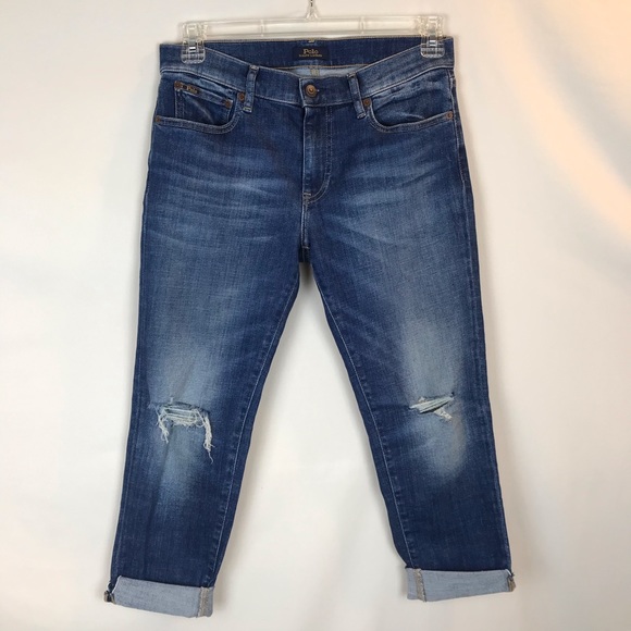 Polo Ralph Lauren Denim - Polo Ralph Lauren The Tompkins Skinny Crop Jeans